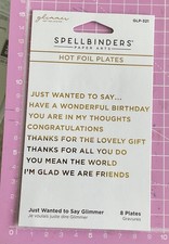 Spellbinders wanted say for sale  WATERLOOVILLE