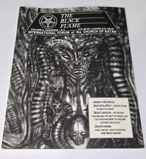 THE BLACK FLAME 1994 CHURCH OF SATAN ANTON LAYVEY OCCULT SATANIC DEVIL VTG BOOK comprar usado  Enviando para Brazil