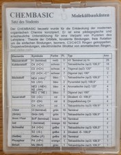 Chembasic chemie molekül gebraucht kaufen  Bad Reichenhall