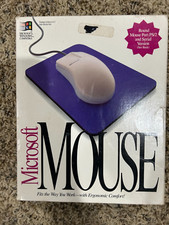 Mouse Microsoft antigo na caixa 1993 versão serial e PS2 não usado comprar usado  Enviando para Brazil
