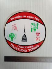 Adesivo vintage telestudio usato  Santena