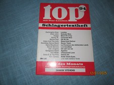 Top schlagertextheft autogramm gebraucht kaufen  Neustadt an der Weinstraße