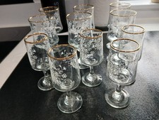 Vintage drinking glasses for sale  CROOK