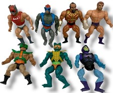 Antigo 1980 He Man MOTU Lote de 7 Figuras - Tri-Clops, Merman, Skeletor, Fisto + comprar usado  Enviando para Brazil