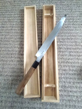 Faca de sashimi japonesa Shigenobu Yanagiba 300mm com caixa - Aizu comprar usado Faca de sashimi japonesa Shigenobu Yanagiba 300mm com caixa - Aizu comprar usado  Enviando para Brazil