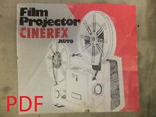 Instructions cine projector for sale  LEICESTER