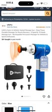 Usado, Lifepro Sonic Lx Massageador Pessoal Profissional Pistola de Massagem de Percussão com comprar usado  Enviando para Brazil