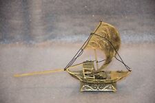 Miniatura de filigrana vintage de vinho do Porto Rabelo barco prata portuguesa comprar usado  Enviando para Brazil