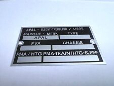 Plaque constructeur buggy usato  Spedire a Italy