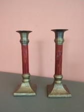 Brass wood candle d'occasion  Expédié en Belgium