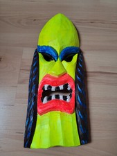Holzmaske deko 39x16 gebraucht kaufen  Waakirchen