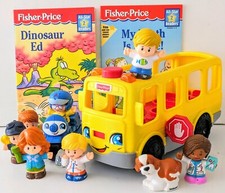Fisher-Price Little People School Bus Talks Canta Acende FUNCIONA com Figuras Bicicleta, usado comprar usado Fisher-Price Little People School Bus Talks Canta Acende FUNCIONA com Figuras Bicicleta, usado comprar usado  Enviando para Brazil