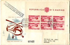San marino foglietto usato  Roma