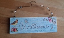 Türschild willkommen kleines gebraucht kaufen  Bad Wildbad