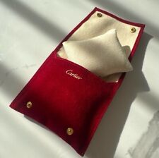 Estuche de almacenamiento de viaje para reloj de joyería Cartier bolsa roja almohada de Japón sin usar segunda mano  Embacar hacia Mexico