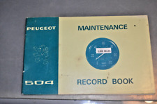 Peugeot 504 carnet d'occasion  Bois-d'Arcy