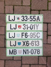 Nummernschilder license plates gebraucht kaufen  Kirchhundem