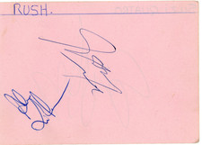 Rush vintage signed for sale  Morrisville