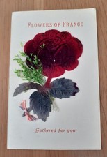 Vintage postcard flowers for sale  NEWTON ABBOT