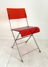 Red perspex chrome for sale  BRISTOL