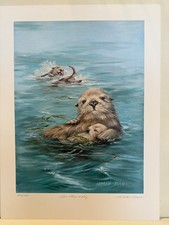 otter lithograph sea for sale  Santa Fe Springs