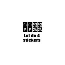 Autocollants stickers auto d'occasion  France