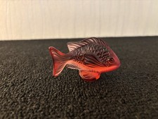 Poisson rouge cristal d'occasion Poisson rouge cristal d'occasion  Baccarat