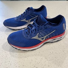 Tênis Mizuno Wave Rider 11 com cadarço azul tamanho 11 comprar usado  Enviando para Brazil