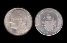 MEDALLA VATICANO JUAN PABLO II 1978 TOTUS NIQUEL/PLATA.MBC. R 298 comprar usado  Enviando para Brazil