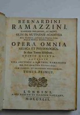 Ramazzini bernardo. opera usato  Italia