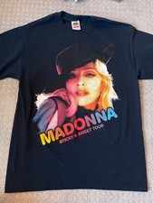 Camisa vintage 2006 brinquedo menino Madonna Sticky & Sweet World Tour comprar usado  Enviando para Brazil