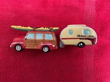 Trailer de prancha de surf pchem-Grand Lake Mich Salt Pepper Shaker Willy's Jeep Woodie comprar usado  Enviando para Brazil