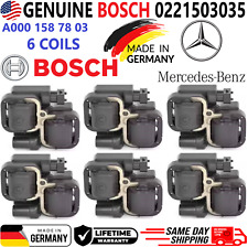 Bobinas de ignição Bosch x6 fabricante de equipamento original para 1998-2011 Mercedes-Benz A0001587803, 0221503035 comprar usado  Enviando para Brazil