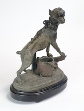 Scultura metallo brunito usato  Vignanello
