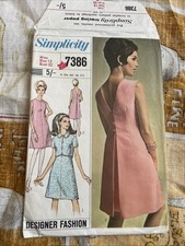 Simplicity 7686 vintage for sale  HEMEL HEMPSTEAD