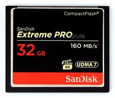 Tarjeta de memoria SanDisk ExtremePro 32 GB CF SDCFXPS-032G G Extreme Pro 32 GB 160 MB/s segunda mano  Embacar hacia Argentina