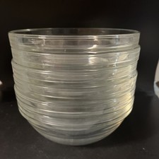 Conjunto de 6 tigelas de vidro transparente vintage Duralex 6 1/2” empilháveis feitas na França comprar usado  Enviando para Brazil