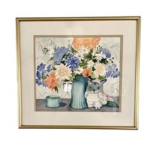 Original watercolor dahlia for sale  Buxton