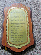 ten commandments plaque for sale ten commandments plaque for sale Medford