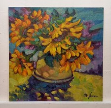 Girasoli fiori quadro usato  Vodo Cadore