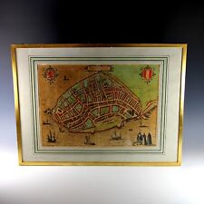 Antique city map d'occasion  Expédié en Belgium