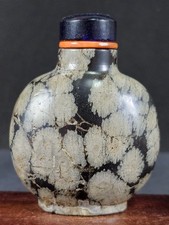 Garrafa de rapé de alabastro natural esculpida à mão chinesa comprar usado  Enviando para Brazil