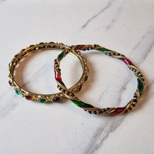 Gold tone red for sale  BIDEFORD
