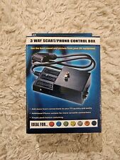 3way scart phono for sale  LOWESTOFT