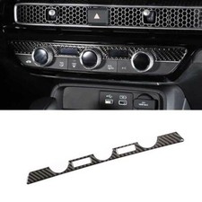 Acabamento do painel interruptor de ar condicionado fibra de carbono real para Honda Civic 11th 2022 comprar usado  Enviando para Brazil