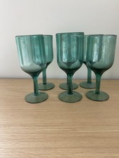 Green stemmed wine for sale  BOURNE