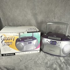 Sistema portátil de CD/rádio Emerson PD6511P uva groovy TESTADO FUNCIONANDO com caixa!, usado comprar usado  Enviando para Brazil