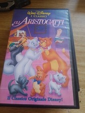 Aristogatti disney vhs usato  Volpeglino