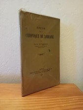 étude chronique lorraine d'occasion  Château-Salins