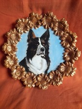 Dipinto cane formella usato  Modena